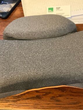 Brown Leather-Look Heated Neck/Back Massager with USB